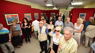 Svečano otvorena izložba slika fra Petra Perice Vidića