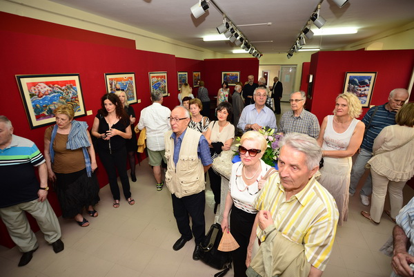 Svečano otvorena izložba slika fra Petra Perice Vidića