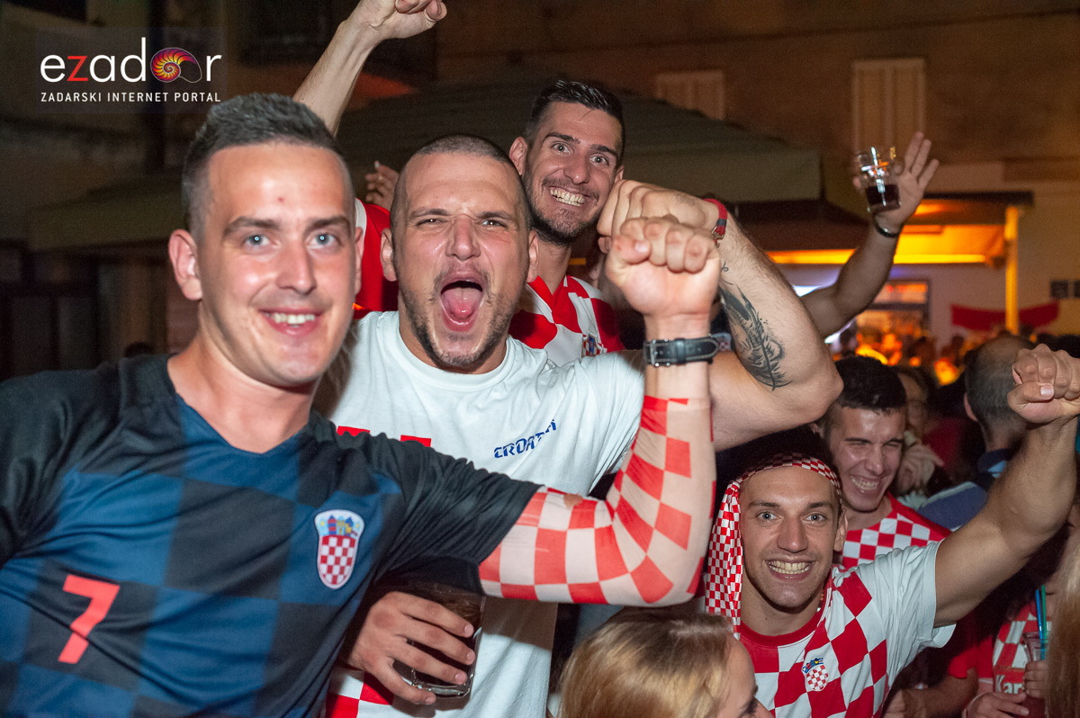 Zadar je gorio: Velika fešta nakon plasmana Vatrenih u finale Svjetskog prvenstva
