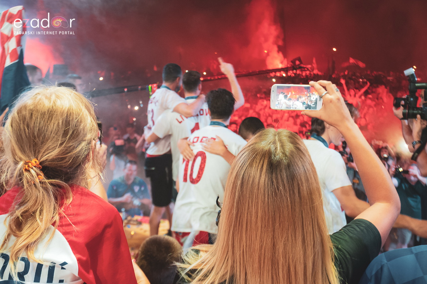 Zadar priredio nezaboravan doček svojim Vatrenim herojima