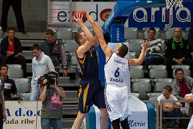 A-1 liga za prvaka, 6. kolo: KK Zadar – KK Zagreb 87-69, foto: Kristijan Orlić