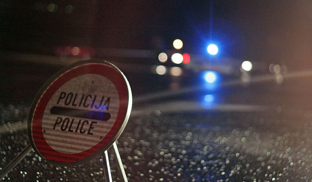 Policija – Očevid –  Prometna nesreća (foto: Marin Gospić)