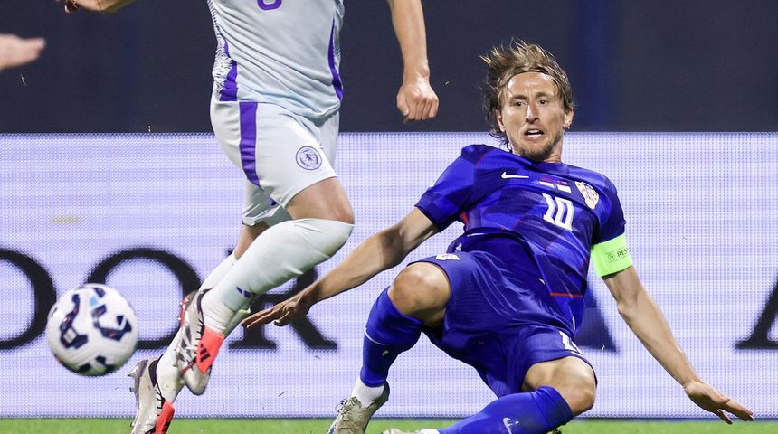 UEFA Liga nacija, Liga A, skupina 1, 3. kolo, Hrvatska – Skotska 2-1, Luka Modric