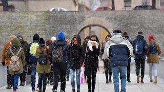 Prve snježne pahulje u Zadru