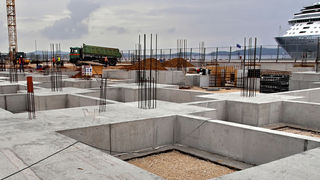 Izgradnja zgrade terminala u putničkoj luci Gaženica, foto: Lučka uprava Zadar Izgradnja zgrade terminala u putničkoj luci Gaženica, foto: Lučka uprava Zadar