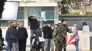 Snimanje scene iz filma “General” na zadarskom Forumu