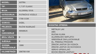 5. Opel Astra 1.7 DT Classic