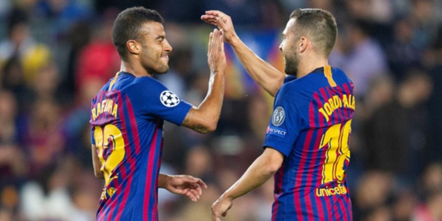 Rafinha i Jordi Alba, Barcelona