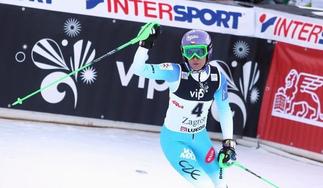 04.01.2015., Sljeme, Zagreb – VIP Snow Queen Trophy, jubilarno 10. izdanje zenske utrke Snjezne kraljice. Sarka Strachova Photo: Zeljko Lukunic/PIXSELL