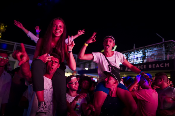 Trećeg dana Blacksheep Festivala u Aquarius klubu na Zrću nastupio je Moti. Foto: Goran Telak