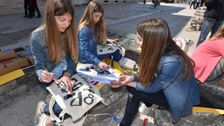 Održana manifestacija “Staza glagoljaša” na Kalelargi i na Forumu. Foto: Dino Stanin/PIXSELL Održana manifestacija “Staza glagoljaša” na Kalelargi i na Forumu. Foto: Dino Stanin/PIXSELL