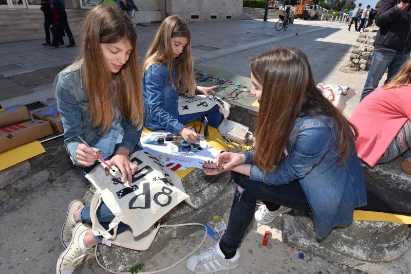 Održana manifestacija “Staza glagoljaša” na Kalelargi i na Forumu. Foto: Dino Stanin/PIXSELL Održana manifestacija “Staza glagoljaša” na Kalelargi i na Forumu. Foto: Dino Stanin/PIXSELL