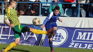 Zadar, 060413. 
Stadion na Stanovima.
Utakmica 26. kola prve HNL izmedju NK Zadar i NK Istra. Na fotografiji: igrac Zadra Ivan Anton Vasilj.
Foto: Jure Miskovic / CROPIX