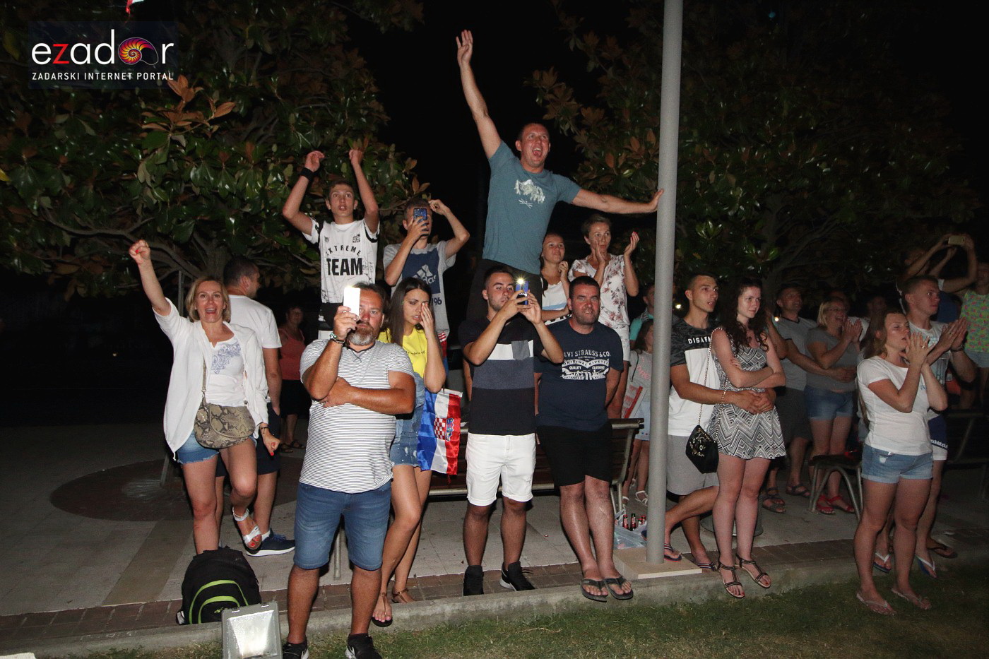 Bibinje: Navijanje za Vatrene i fešta nakon pobjede nad Engleskom