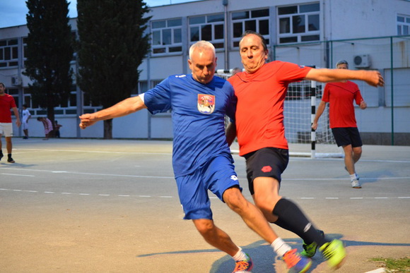 U povodu blagdana Kraljice Mira u Stanovima odigrana utakmica između liječnika i predstavnika Gradske uprave, Foto: Iva Perinčić