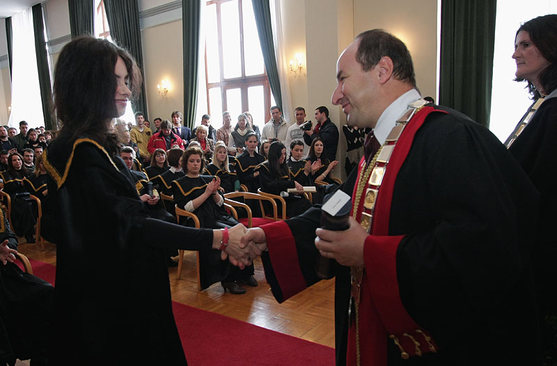 Promocija diplomiranih studenata, 7. ožujka 2009. (foto: Marin Gospić)