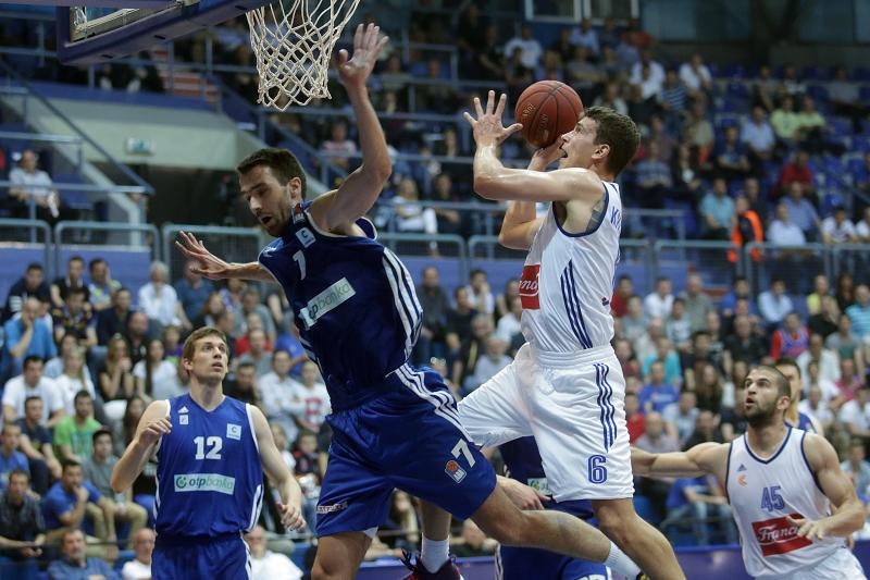 KC Drazen Petrovic, Zagreb – A-1 muska Liga za prvaka, polufinale, 3. utakmica, KK Cibona – KK Zadar 80-71. Photo: Goran Stanzl/PIXSELL KC Drazen Petrovic, Zagreb – A-1 muska Liga za prvaka, polufinale, 3. utakmica, KK Cibona – KK Zadar 80-71. Photo: Goran Stanzl/PIXSELL