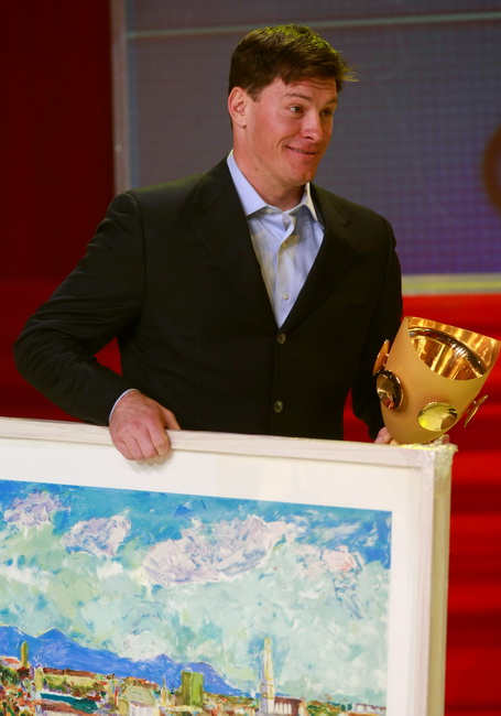 Zagreb, 261210.
HTV, studio Anton Marti, Prisavlje BB.
59. izbor sportasa 2010. godine u organizacij Sportskih novosti.
Na fotografiji: Ivica Kostelic.
Foto: Ronald Gorsic / CROPIX