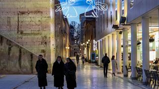 Blagdanske dekoracije u centru Zadra Blagdanske dekoracije u centru Zadra