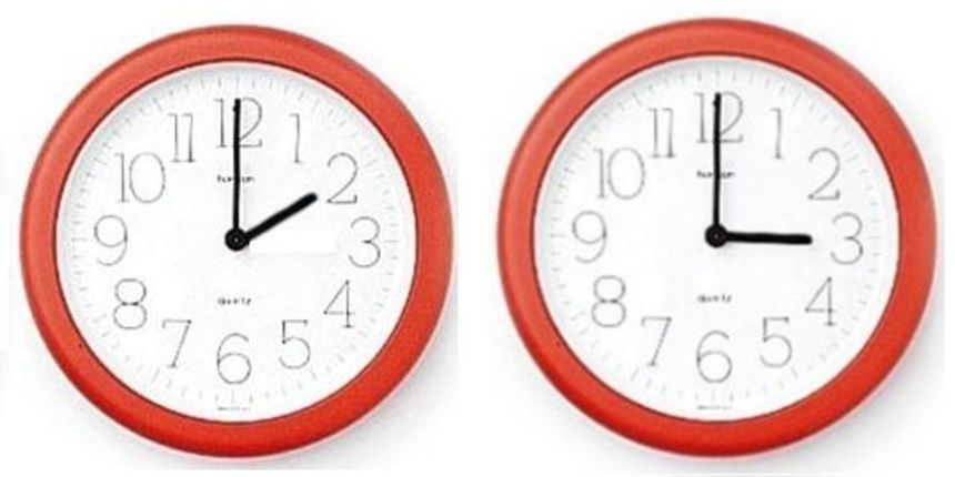 pomicanje sata pomicanje sata