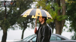 Đir po gradu, ponedjeljak 13. studenog 2017. Kiša, kišobran