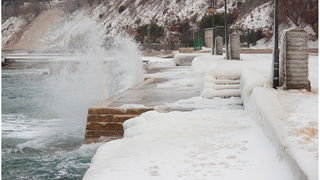 Đir po ledu okovanom Senju, Foto: Kristijan Orlić Đir po ledu okovanom Senju, Foto: Kristijan Orlić