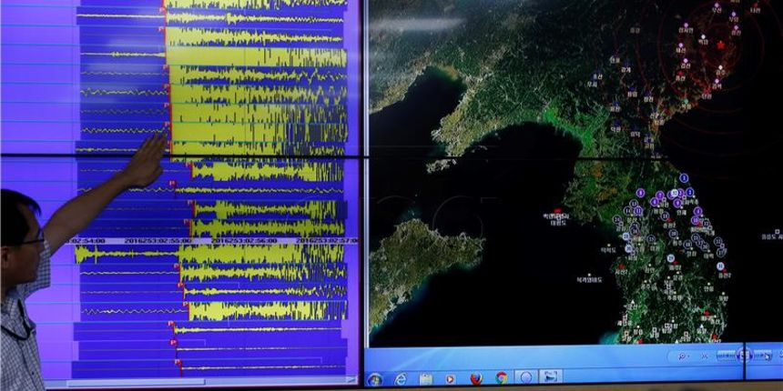 Sjeverna Koreja izvela nuklearni pokus, seizmička karta. Foto: Hina Sjeverna Koreja izvela nuklearni pokus, seizmička karta. Foto: Hina