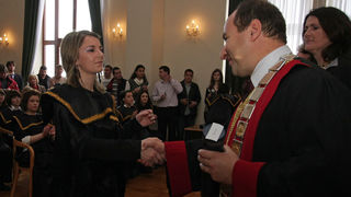 Promocija diplomiranih studenata, 7. ožujka 2009. (foto: Marin Gospić)