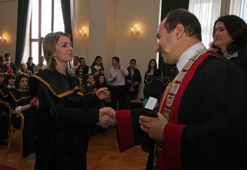 Promocija diplomiranih studenata, 7. ožujka 2009. (foto: Marin Gospić)