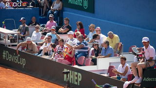 Davis Cup: Vruća navijačka atmosfera u meču Ćilića i Querreya