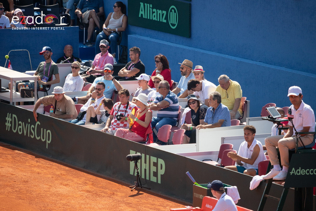 Davis Cup: Vruća navijačka atmosfera u meču Ćilića i Querreya