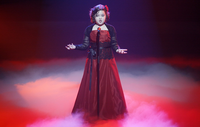 Zagreb, 191110. 
Studio 2 Jadran filma, Oporovecka 12.
Treca polufinalna emisija Supertalent showa Nove TV. 
Na slici: Tia Pikija.
Foto: Nina Djurdjevic / CROPIX