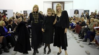 U sklopu tribine Moda osamdesetih – modni laboratorij za 21. stoljece odrzana odrzana modna revija Avangardna moda osamdesetih. Zvoncica Vuckovic. Photo: Robert Anic/PIXSELL