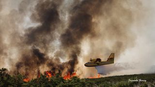 Lokaliziran požar kod Košljuna na otoku Pagu Lokaliziran požar kod Košljuna na otoku Pagu
