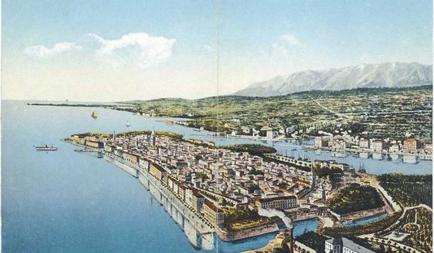 Povijesni Zadar, stara razglednica, foto: kulturni-turizam.com