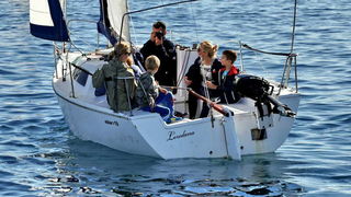 Zadarska Koka 2016. gledana s mora. Foto: Leonard Kvarantan Zadarska Koka 2016. gledana s mora. Foto: Leonard Kvarantan