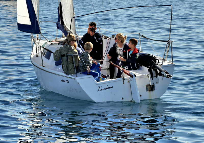 Zadarska Koka 2016. gledana s mora. Foto: Leonard Kvarantan Zadarska Koka 2016. gledana s mora. Foto: Leonard Kvarantan