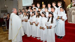 Sakrament Prve pričesti u katedrali sv. Stošije, foto- Iva Perinčić