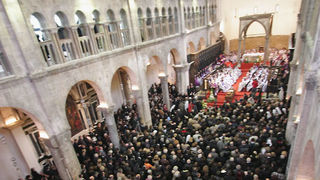 Posljednji ispraćaj nadbiskupa Ivana Prenđe (foto: Marin Gospić)