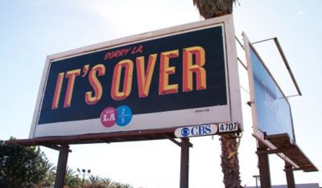 It’s over plakat u LA-u