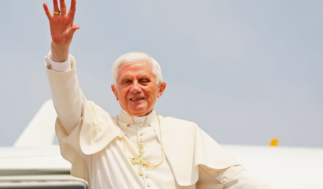 Zagreb, 040611. Papa Benedikt XVI. doputovao je danas u svoj prvi pastoralni pohod Hrvatskoj, u povodu Nacionalnog dana hrvatskih katoli