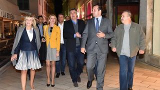 Predizborni skup koalicije “Hrvatska raste” u HNK Zadar, Foto: Dino Stanin/PIXSELL