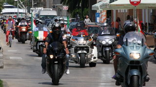 Karusel bikera na Branimirovoj obali u Zadru, Foto: Mladen Malik