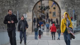 Olujno jugo u Zadru, 5. prosinca 2020.