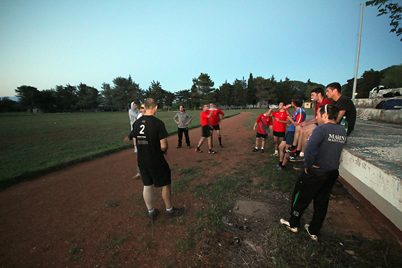Trening zadarskih ragbijaša u Zemuniku (foto:Saša Čuka)
