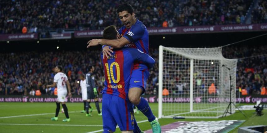 Luis Suarez i Lionel Messi Luis Suarez i Lionel Messi