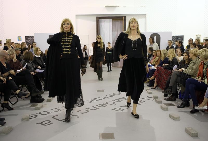 U sklopu tribine Moda osamdesetih – modni laboratorij za 21. stoljece odrzana odrzana modna revija Avangardna moda osamdesetih. Zvoncica Vuckovic. Photo: Robert Anic/PIXSELL