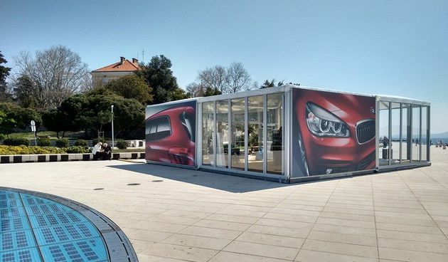 BMW paviljon na zadarskoj rivi kod pozdrava suncu – svjetska premijera Serije 2 Gran Tourer, Foto: Bojan Bogdanić