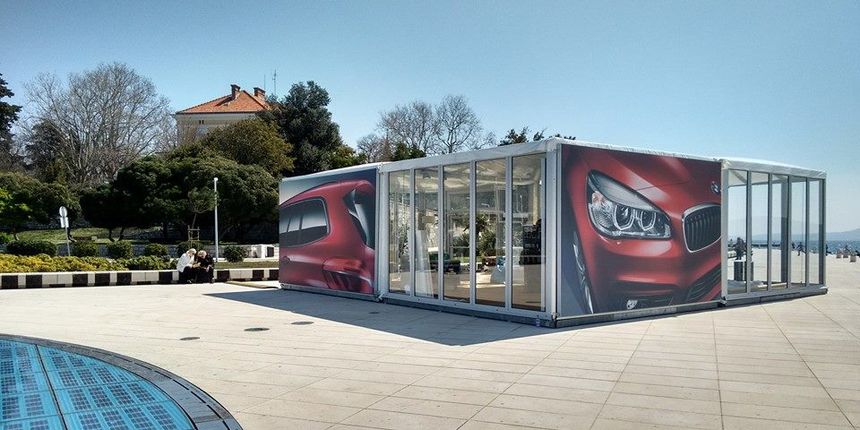 BMW paviljon na zadarskoj rivi kod pozdrava suncu – svjetska premijera Serije 2 Gran Tourer, Foto: Bojan Bogdanić BMW paviljon na zadarskoj rivi kod pozdrava suncu – svjetska premijera Serije 2 Gran Tourer, Foto: Bojan Bogdanić