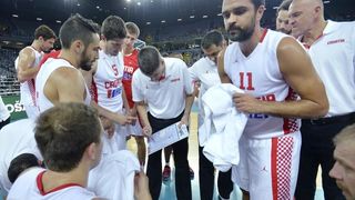 Arena Zagreb, Zagreb – Pripremni turnir za EuroBasket 2015., Hrvatska – BiH. Photo: Igor Kralj i Marko Lukunic/PIXSELL Arena Zagreb, Zagreb – Pripremni turnir za EuroBasket 2015., Hrvatska – BiH. Photo: Igor Kralj i Marko Lukunic/PIXSELL